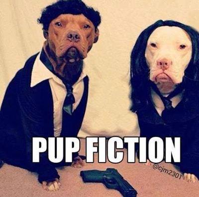 pup fiction, wordplay, pulp fiction
