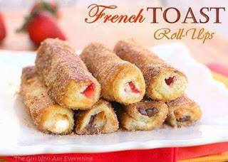 french toast roll ups, food porn