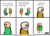 cyanide and happiness, get out of here you greasy hobo, comic, lol