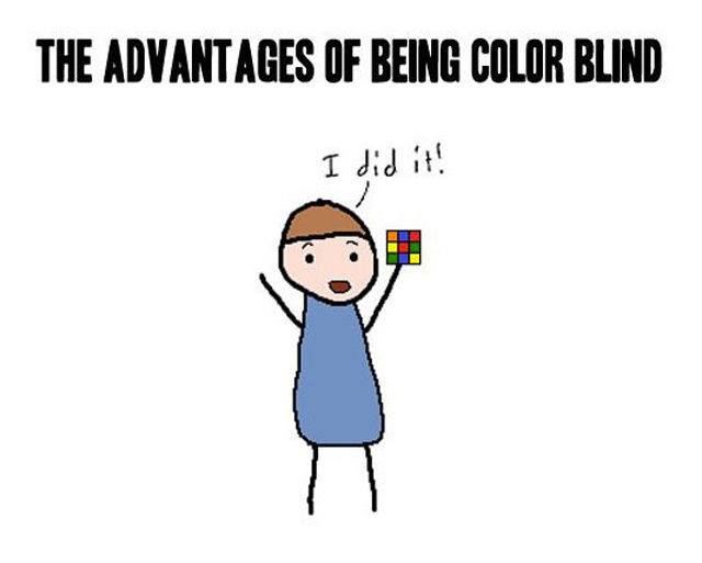 the advantages of being color blind