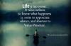 life is too ironic, it takes sadness to know what happiness is, noise to appreciate silence and absence to value presence