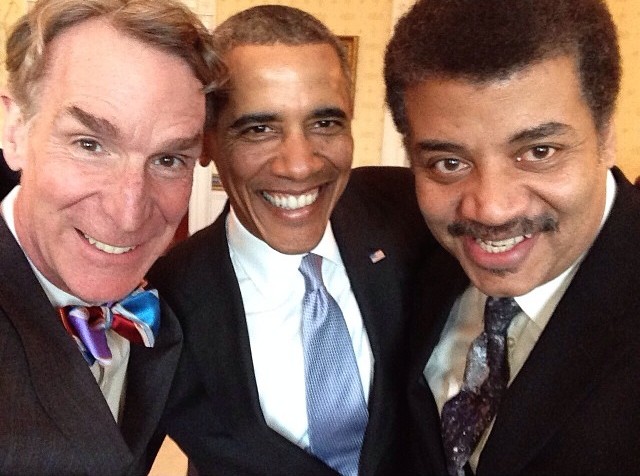 bill nye, barack obama, neil degrasse tyson