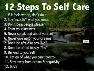 12 steps to self care