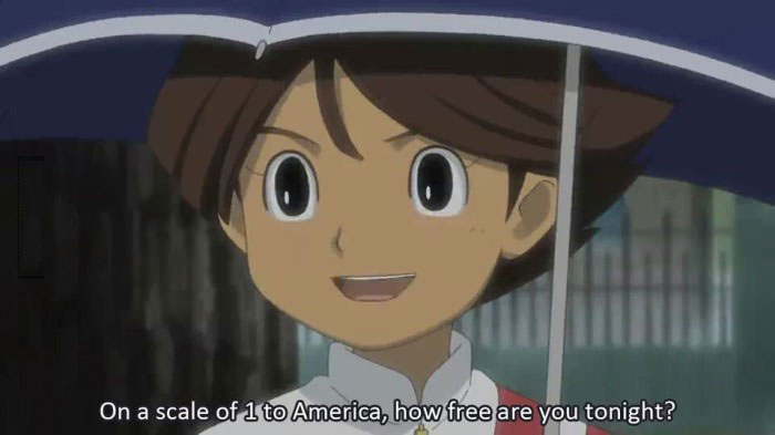 one a scale of 1 to america, how free are you tonight?, anime