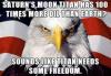 saturn's moon titan has 100 times more oil than earth? sounds like titan needs some freedom, patriot american eagle meme
