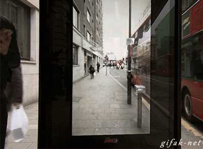 gif, awesome bus stop wait, scared, lol, win