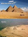 what they show us and what is really there, the great pyramids of giza 