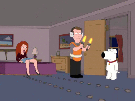 men need more obvious signals, family guy, air traffic directions, gif