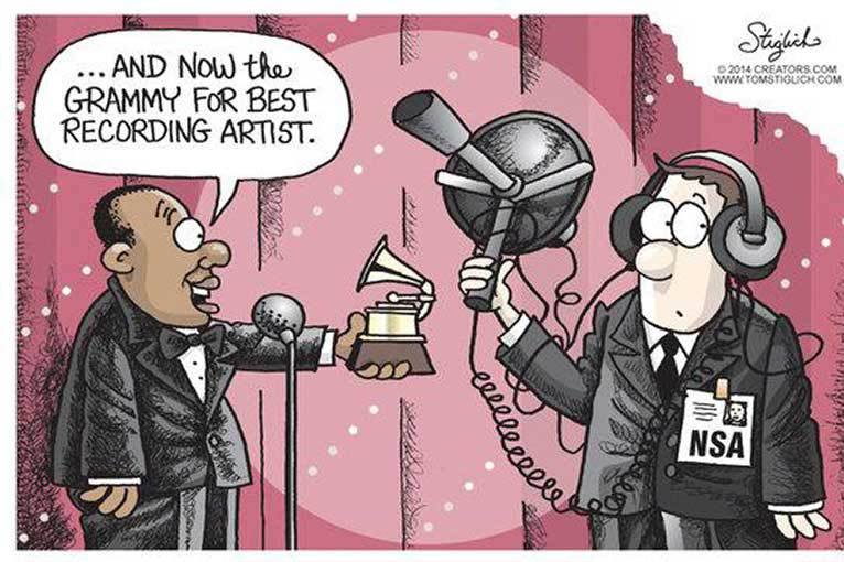 and now the grammy for best recording artist, nsa