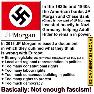 j.p.morgan chase, banks that supported the nazis and fascism