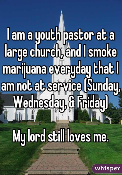 pot smoker confessions, marijuana