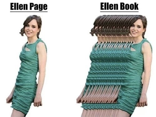 ellen page, ellen book, celebrity wordplay