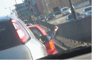 bored in traffic? why not rock paper scissors, lol, life