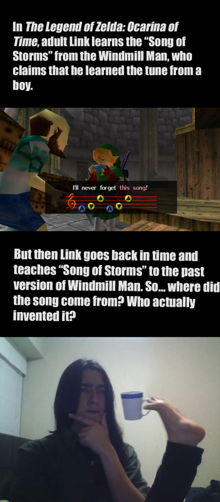 time paradox in the legend of zelda: ocarina of time
