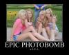 epic photobomb in 3...2...1..., motivation, dumb blonde girls