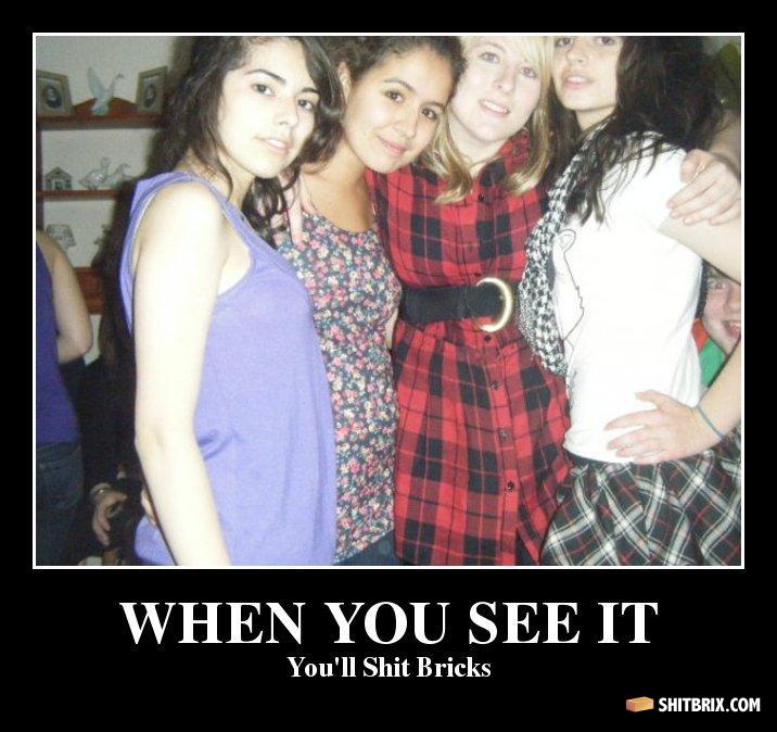 when you see it you'll shit bricks, photobomb, motivation