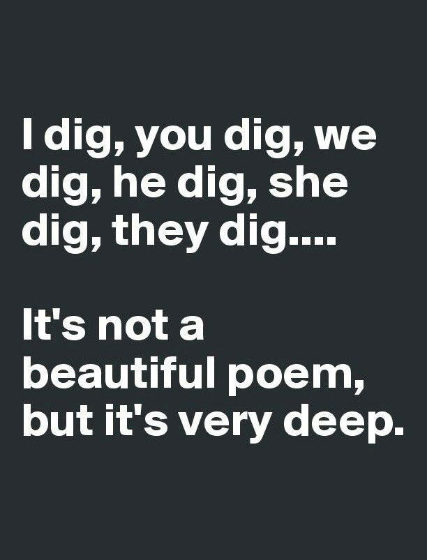 a very deep poem