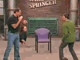 horrible fight on jerry springer, wtf, fail