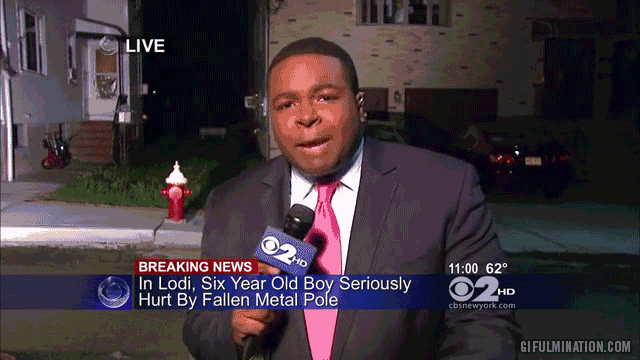 guy falls out of window in the background of a news cast, fail, lol
