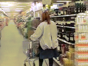 the endless grocery store aisle, troll, prank, lol