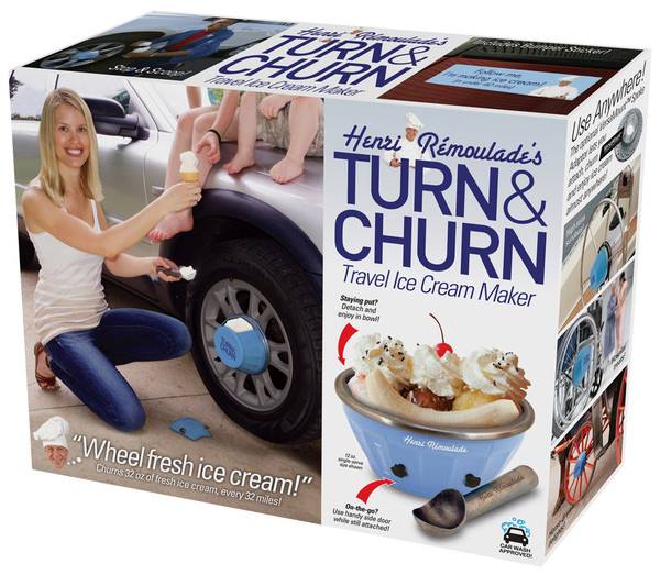 henri rimoulade's turn & churn, travel ice cream maker, wtf, product