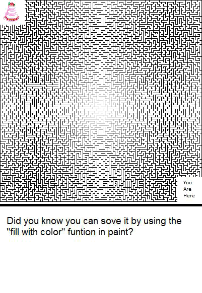 did you know you can solve it by using the fill with color function in paint?, troll, lol