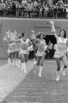 1980 - robin williams with cheerleaders, some things never change with the times