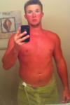some people just don't tan well, selfie