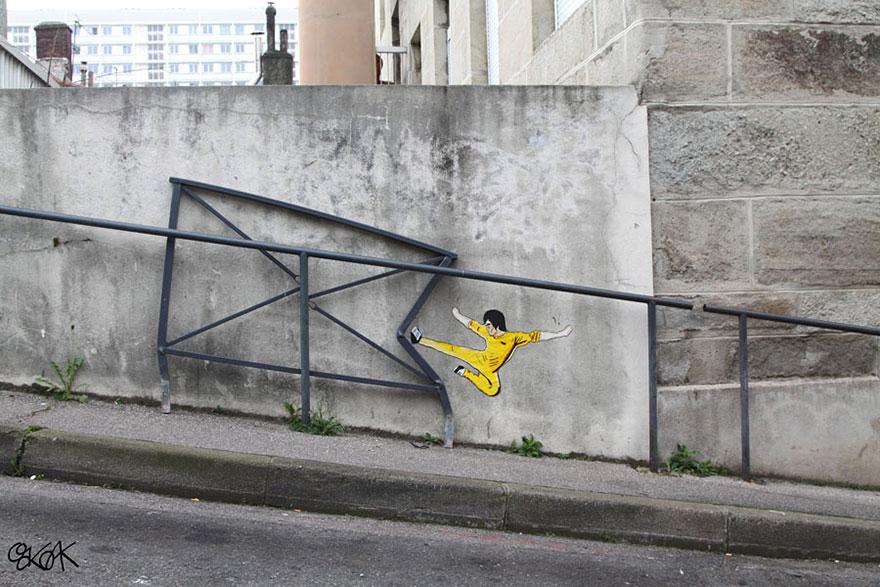 22 examples of street art brilliantly blending in with its environment