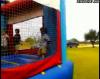 kid goes flying inside inflatable bounce house, troll, lol, ouch