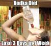 vodka diet lose 3 days in 1 week, meme
