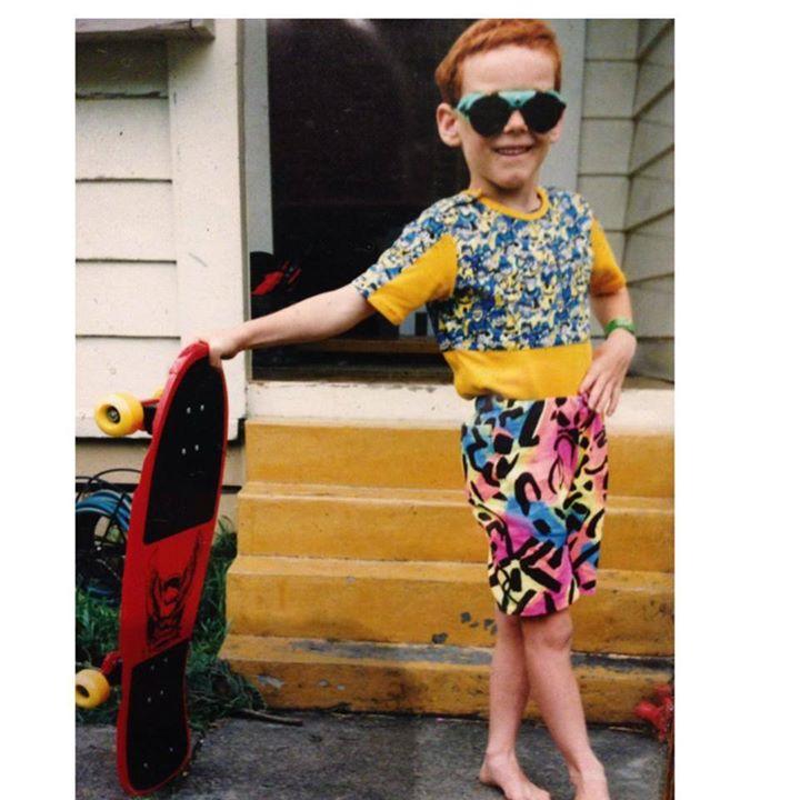 mom sent me this pic this morning i think my coolness peaked at age 4