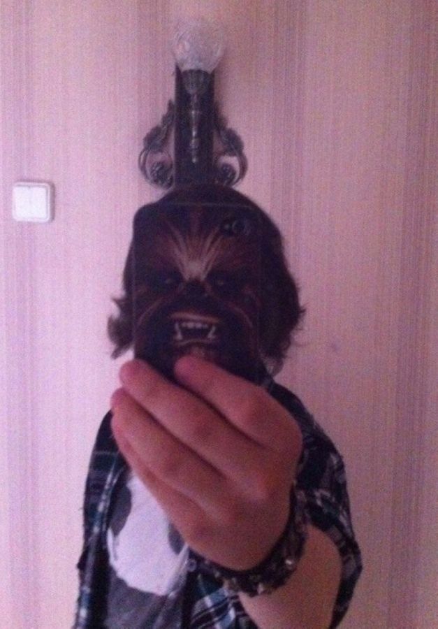 wookie phone case perspective