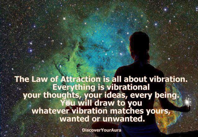 the law of attraction is all about vibration