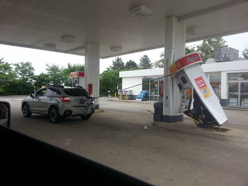 gas station pumping fail