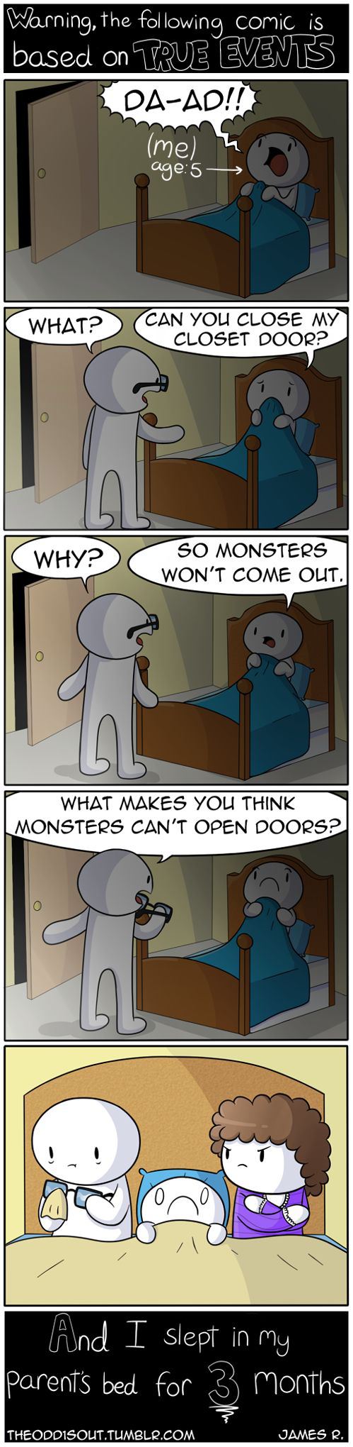 a true horror story, what makes you think monsters can't open doors?