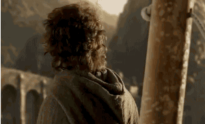 when i hear my roommate cracking two beers open in the kitchen, frodo, lotr