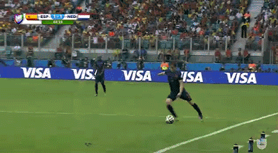 one hell of a header from robin van persie against spain, world cup 2013, fifa