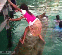 girl saves capsized boat by rocking the water out