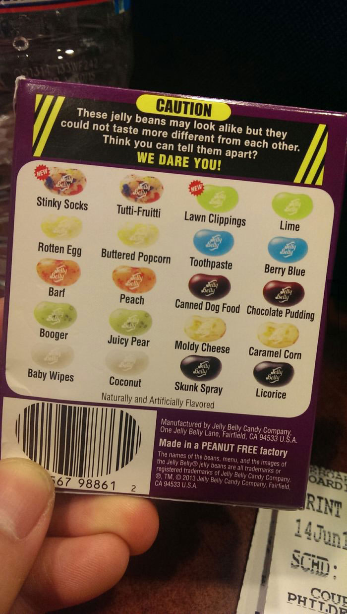 worst jelly bean flavors ever