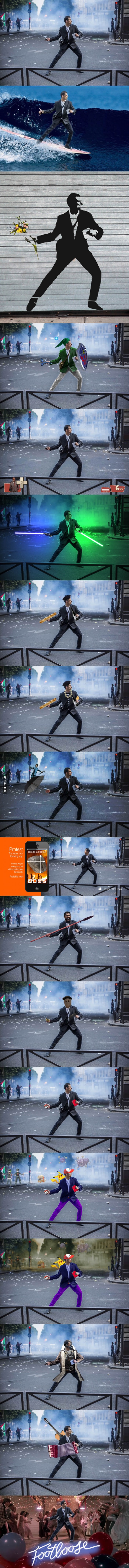 this french protestor in a suit gets the photoshop treatment, lol