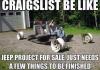 craigslist be like jeep project for sale, just needs a few things to be finished, meme