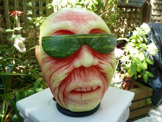 amazing watermelon sculptures