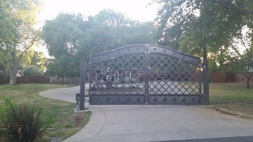 useless gate with no fence