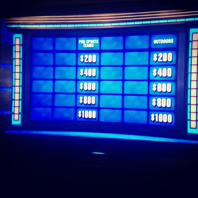 these are the two categories the contestants (nerds) on teen jeopardy saved for last.