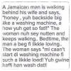 jamaican big butt joke, washing machine, hand wash