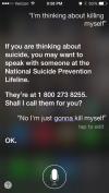 siri is not the best person to talk you down from suicide