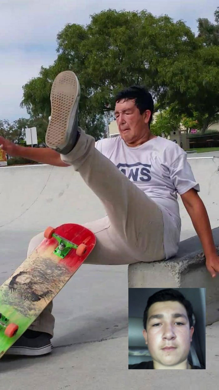 13 year old nephew turns into a 70 year old asian when he eats it skateboarding, timing, fail