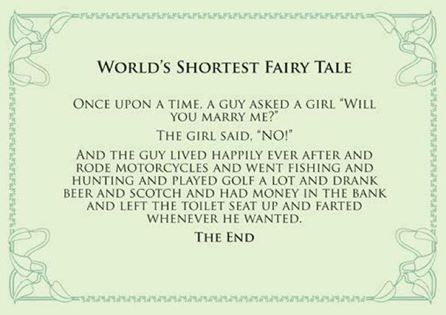 the world's shortest fairy tale