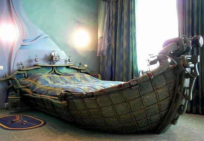 check out this cool bed boat, sweet furniture